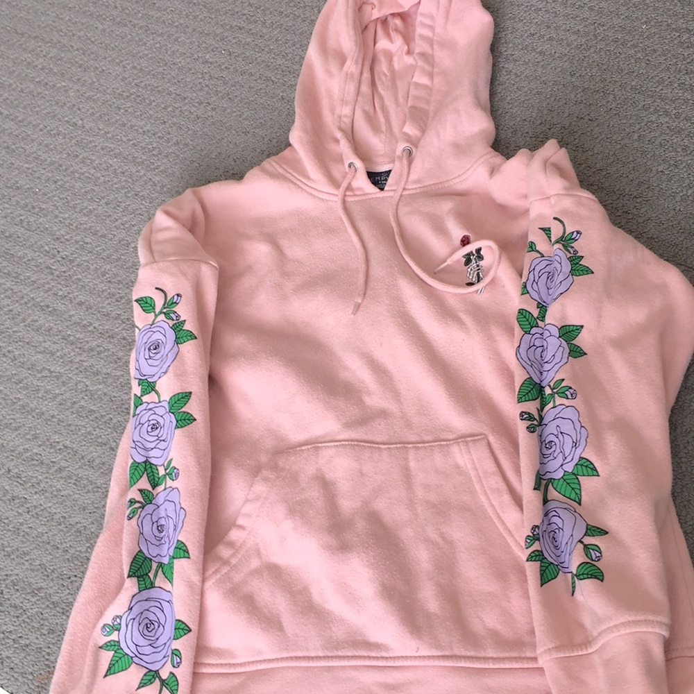 BRAND NEW ROSE HOODIE